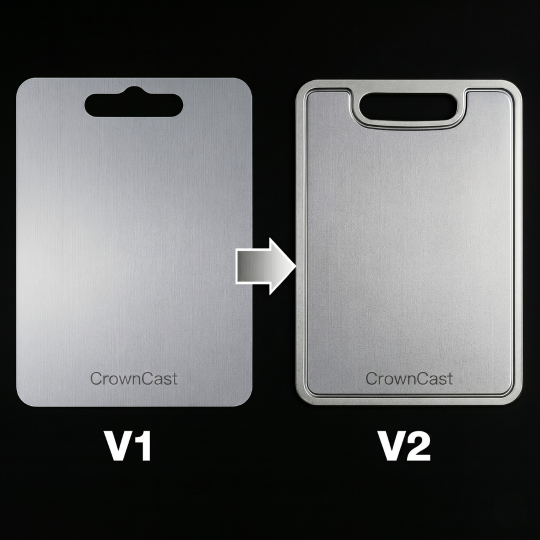 CrownCast - Titanium Cutting Board V2